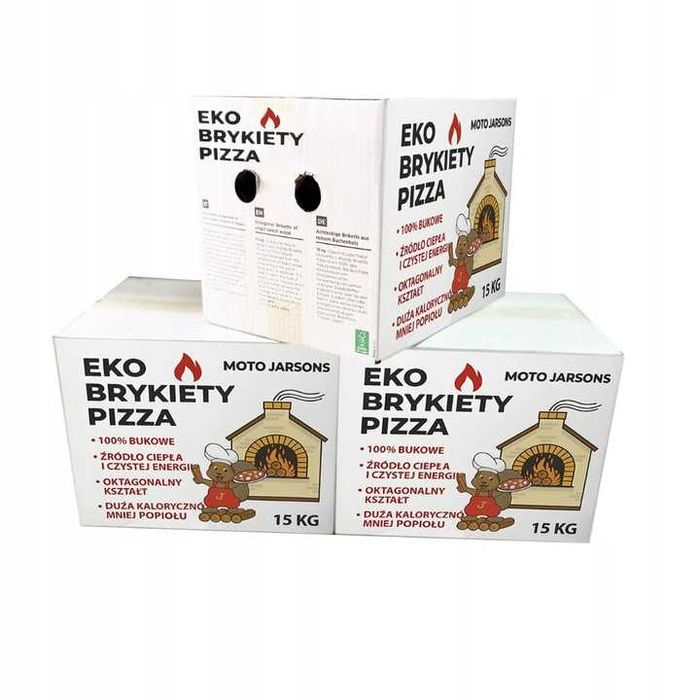 Eko brykiet bukowy do restauracji i pieców pizzowych 1t do pizzy