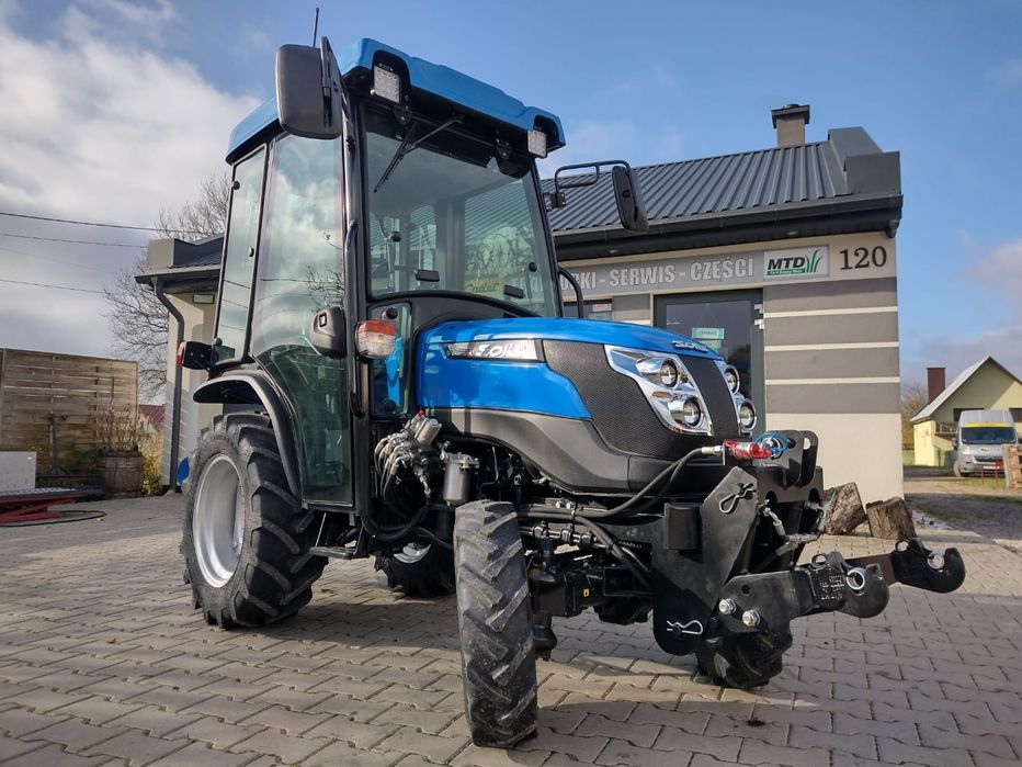 Traktorek ciagniczek kosiarka Nowy Solis 22 4x4 kabina F-Vat kosiarka