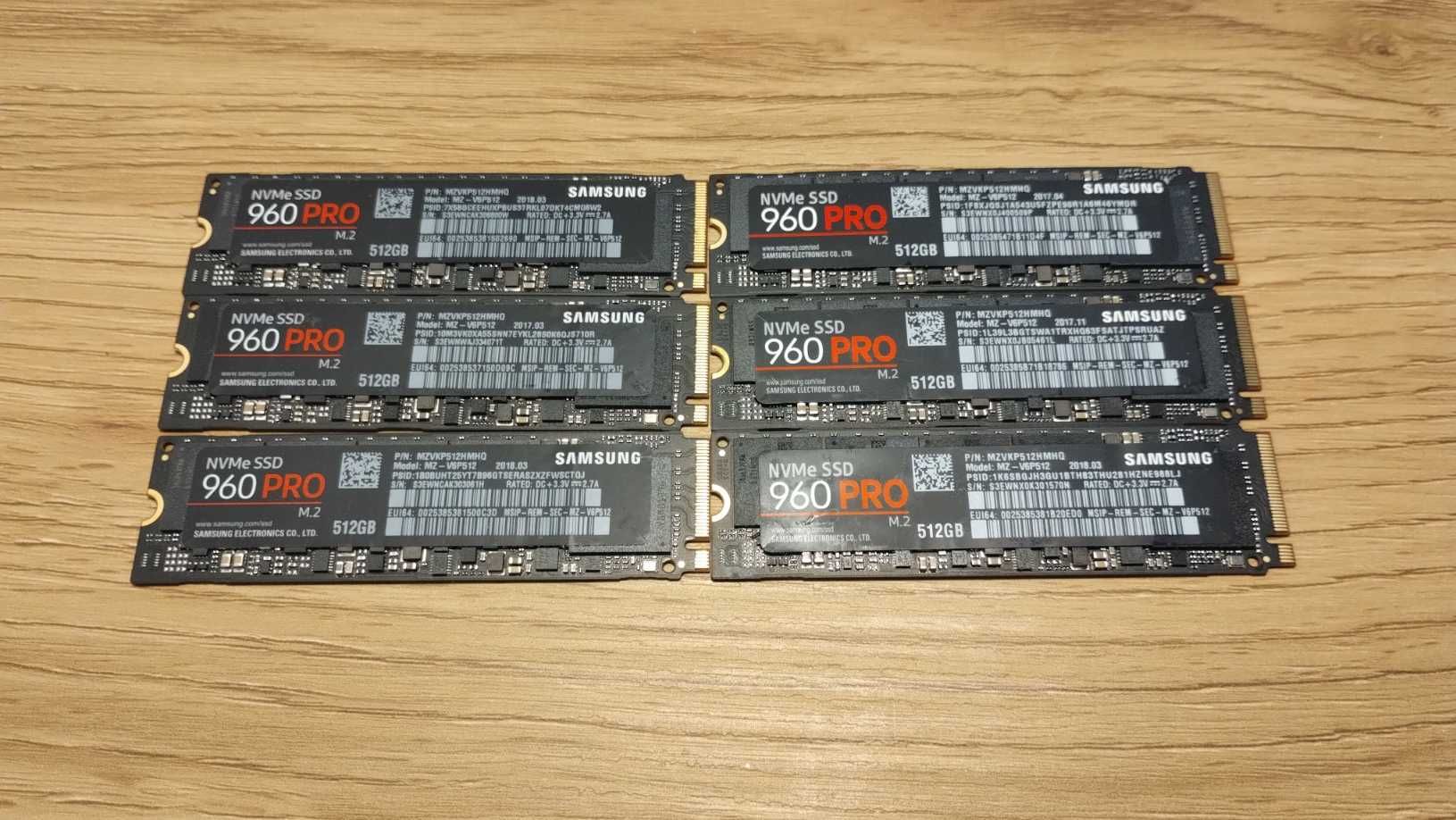 SSD NVMe Samsung 960 PRO