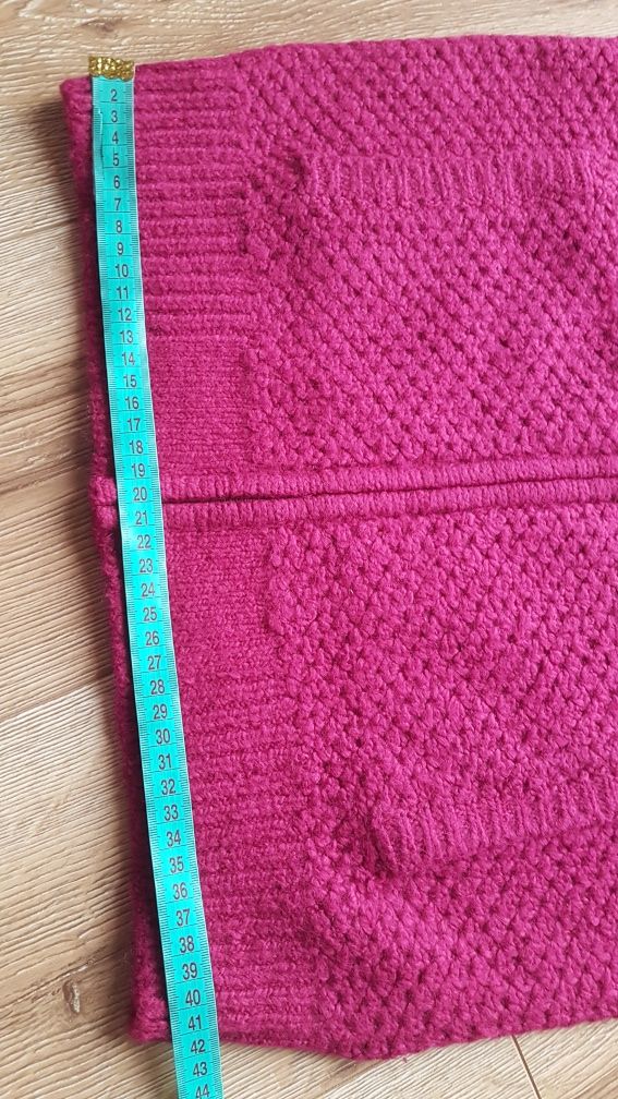 Tommy Hilfiger Sienna sweterek rozpinany na suwak 40 L damski wełna