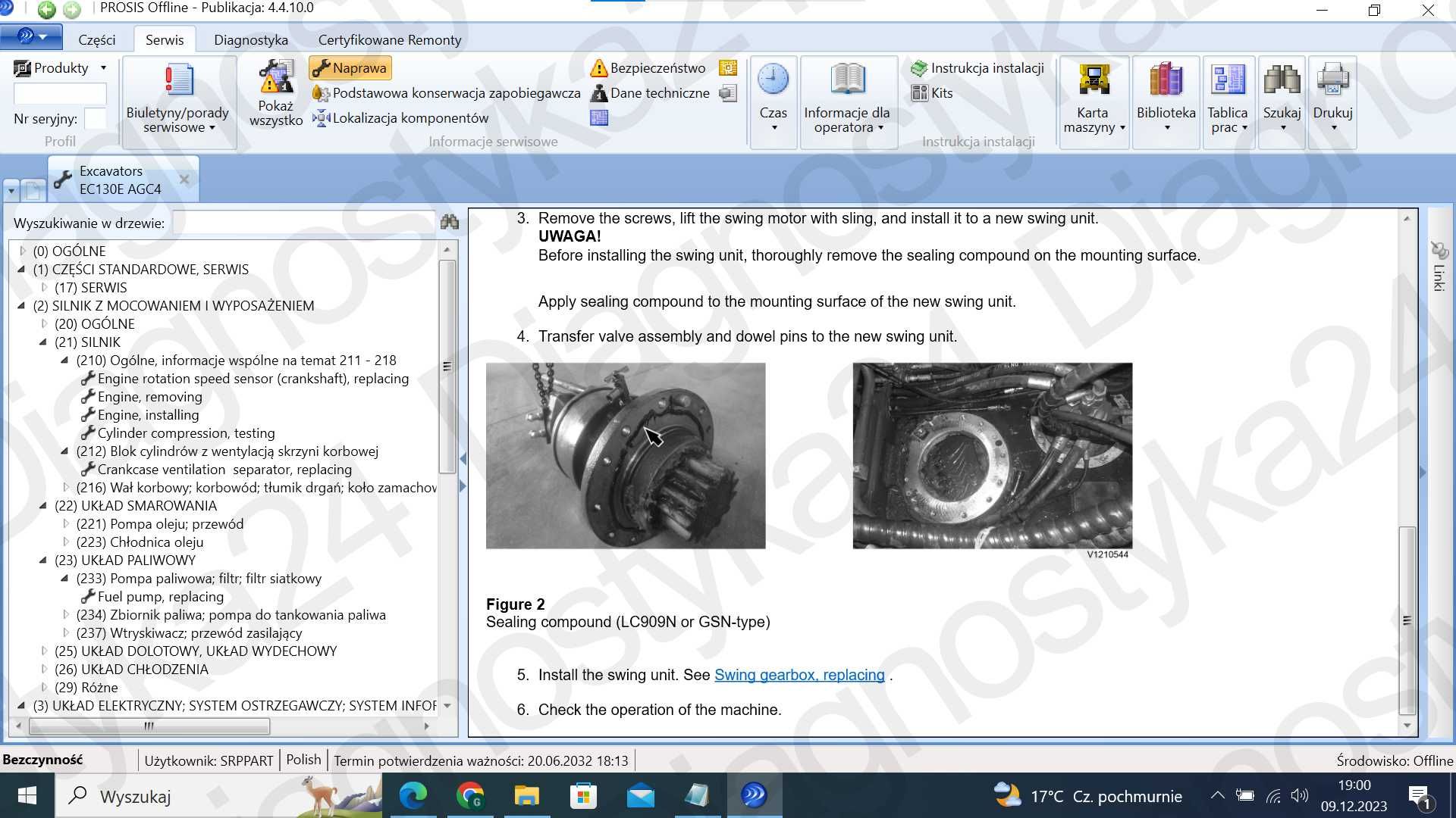 KATALOG Schematy Instrukcje Serwisowe Maszyny Budowlane Volvo Prosis