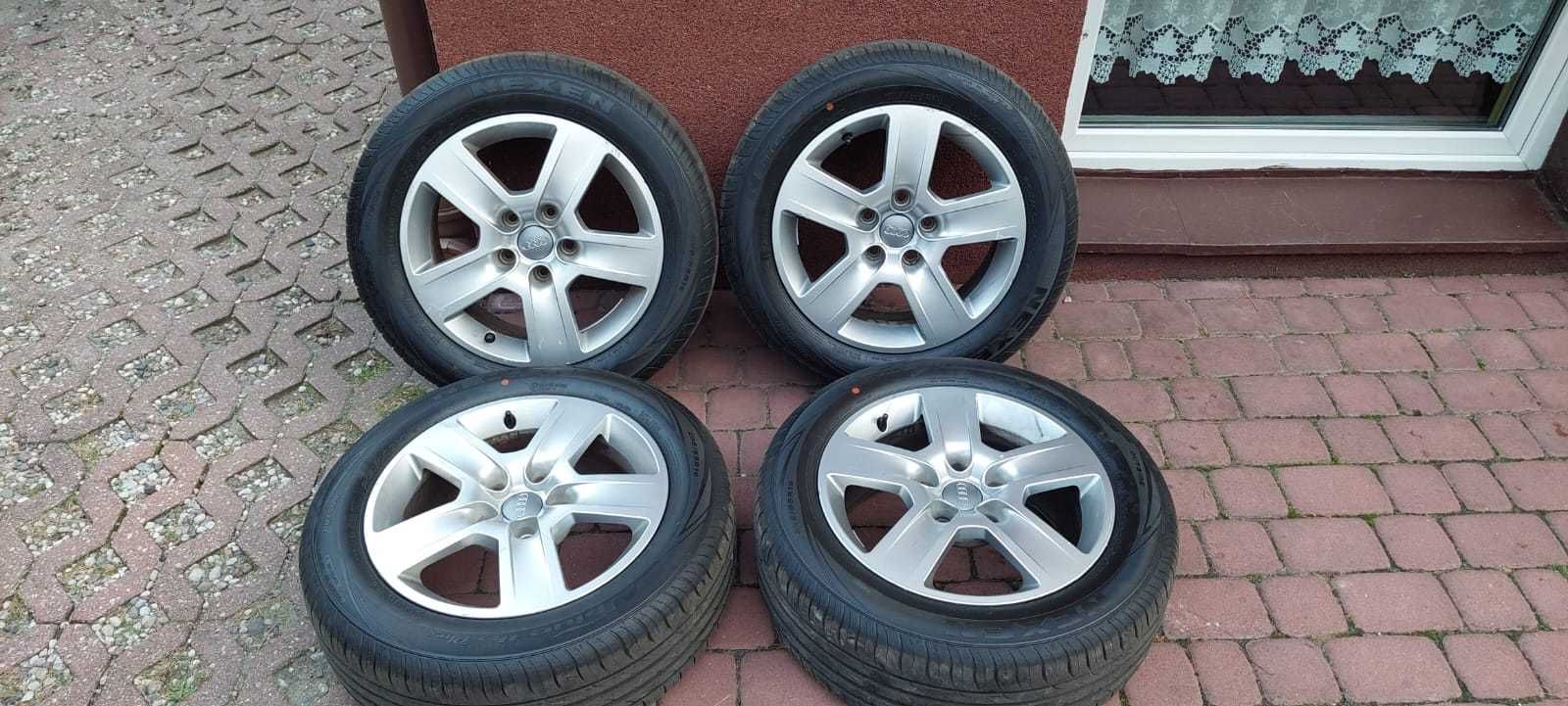 Alufelgi Audi a3 a4 a6 5x112 16 + Nowe opony 205/55/16 2024 Gotowe