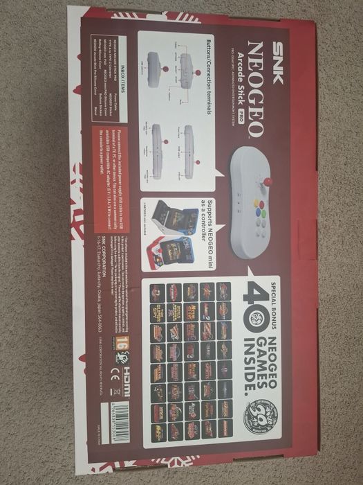 Neo Geo arcade stick pro Christmas limited bundle