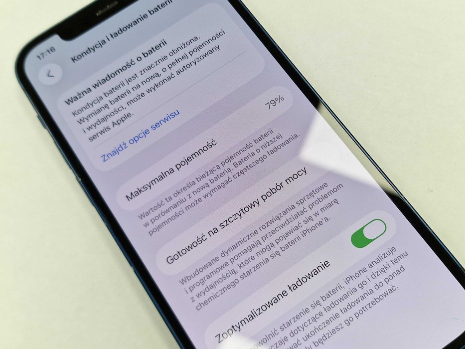 Iphone 12 64GB/ Blue/ 78%/ zbita szybka/ czytaj uważnie opis