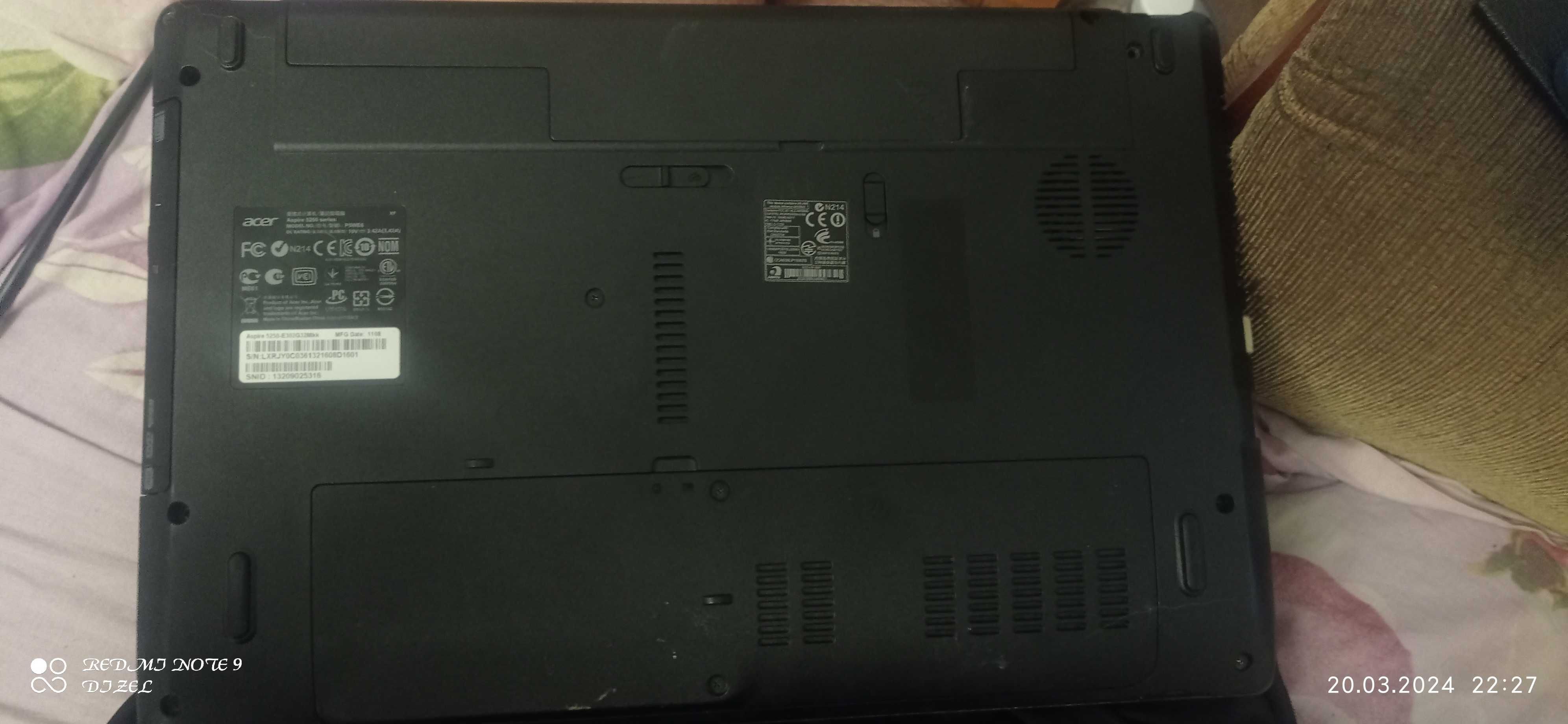 ACER 5250  15/6,8,320