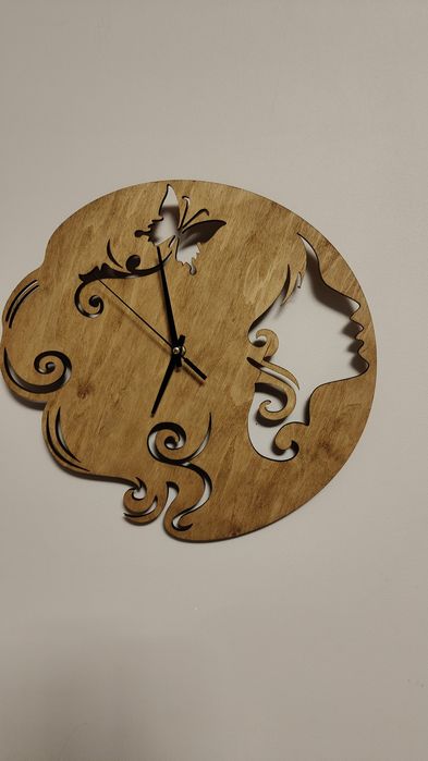Zegar  ścienny drewniany