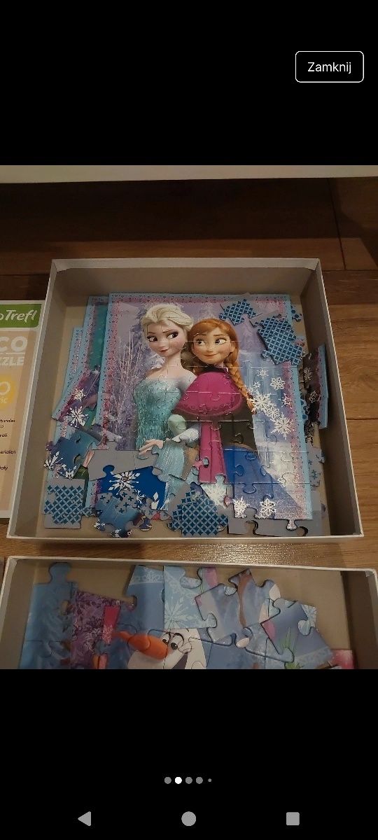 Puzzle dziewczynka 10 obrazków