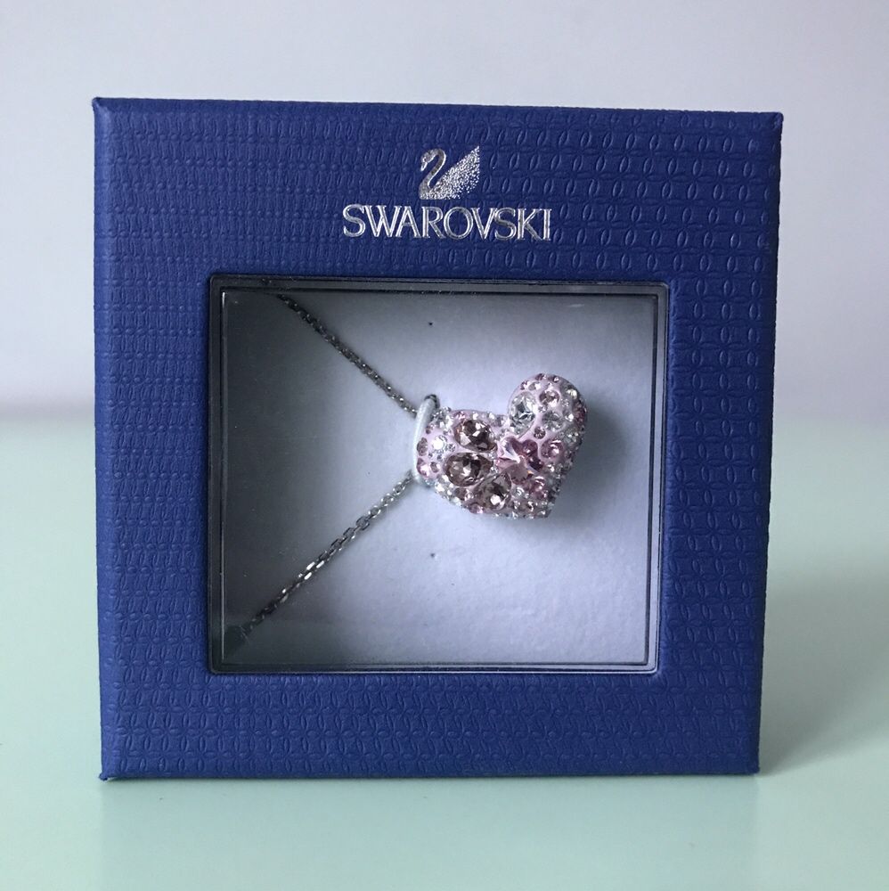 Swarovski Alana Heart Pendant naszyjnik wisiorek serce kryształy