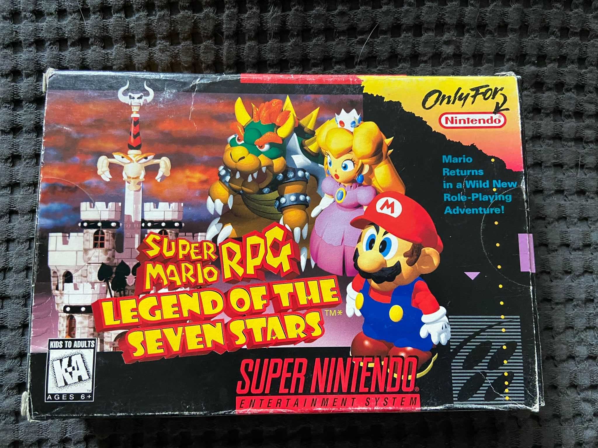 Super Mario RPG SNES wersja NTSC USA angielski CIB
