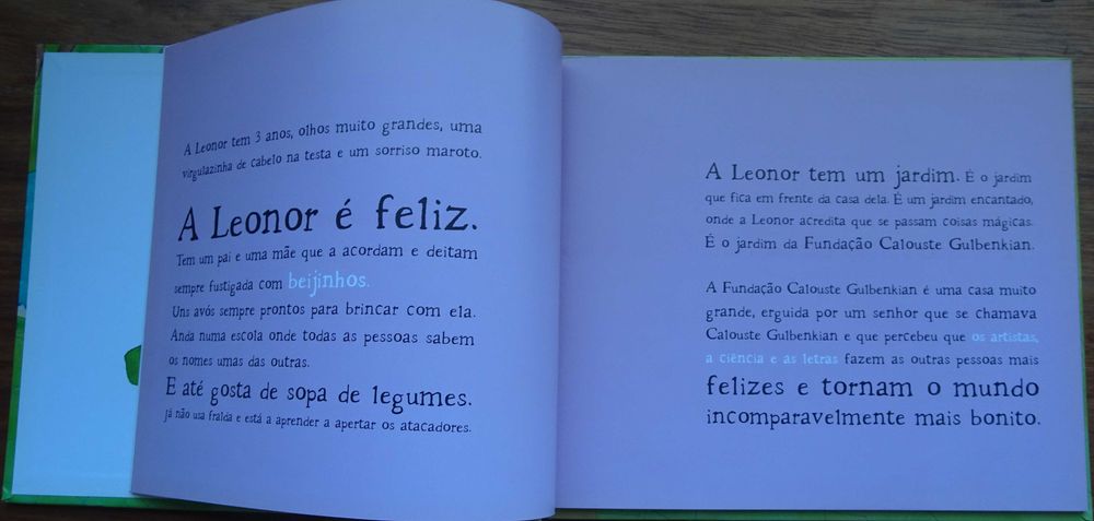 Leonor no Jardim da Gulbenkian