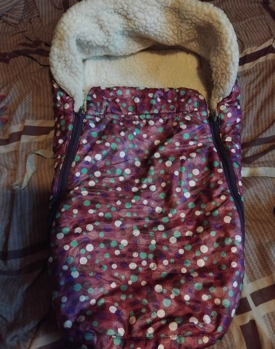 Теплий чехол в коляску або сані