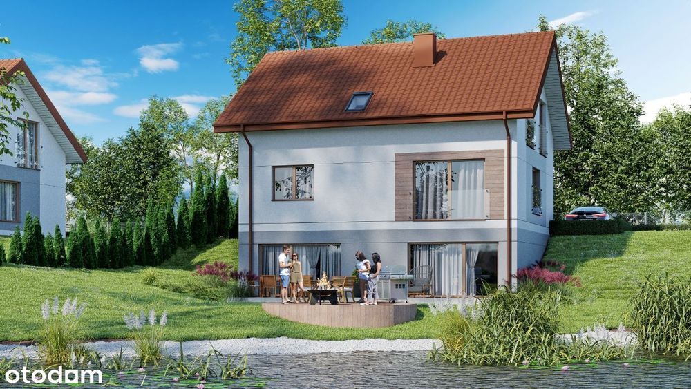 Dom z dostepem do jeziora k. Mrągowa