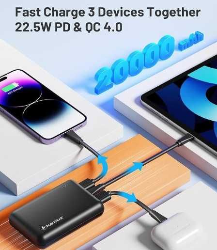 POSUGEAR Mini Powerbank 20000mAh 22.5W