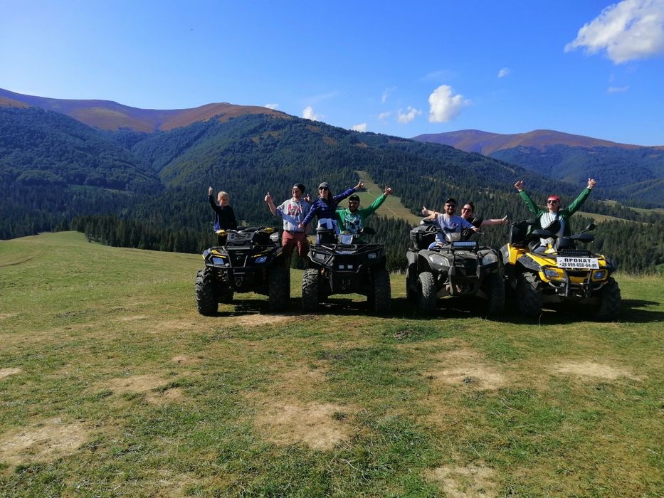 Прокат, подорожі на квадроциклах Brp Can-am, Polaris, Yamaha