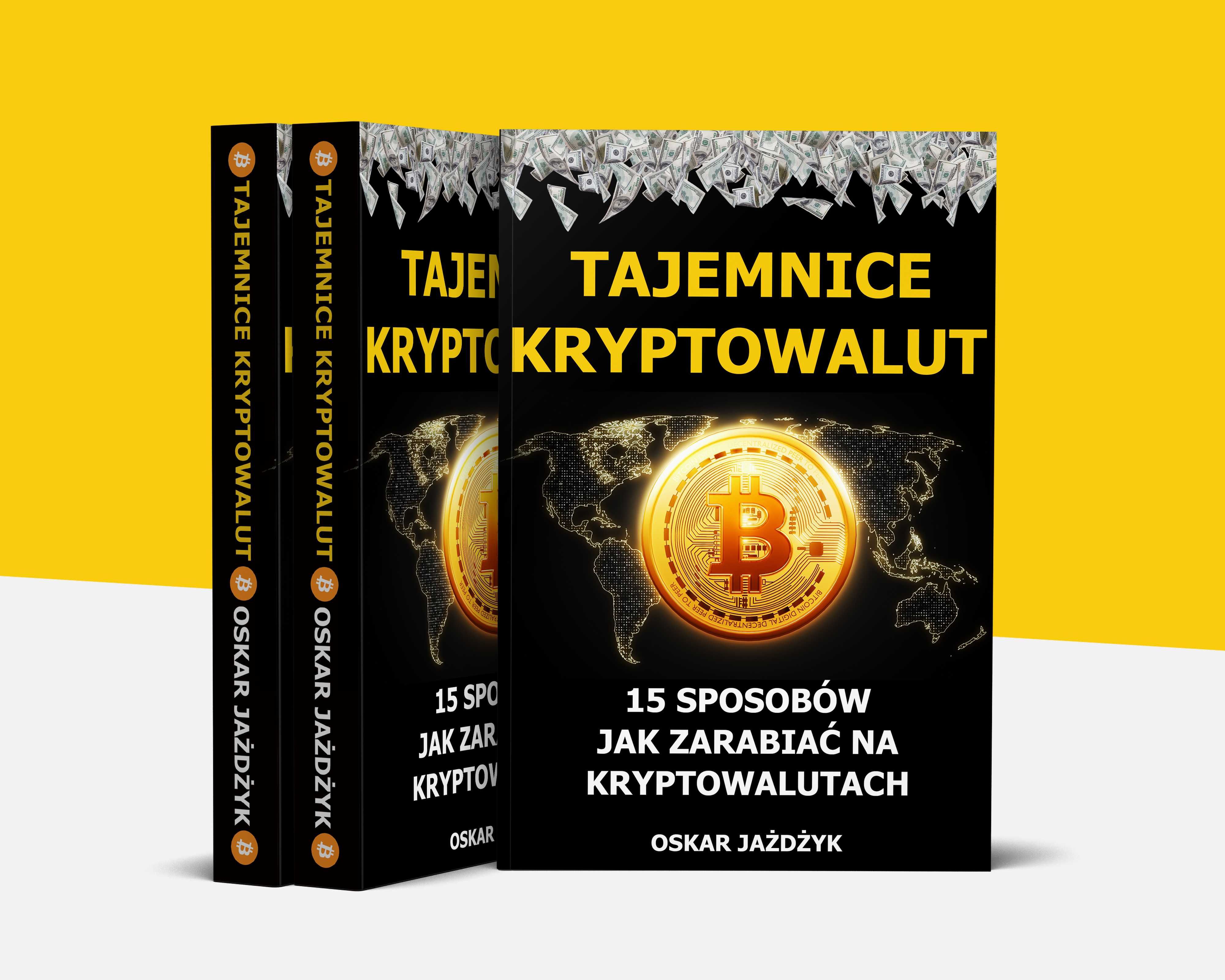TAJEMNICE KRYPTOWALUT - Kryptowaluty Książka Bitcoin - Oskar Jażdżyk