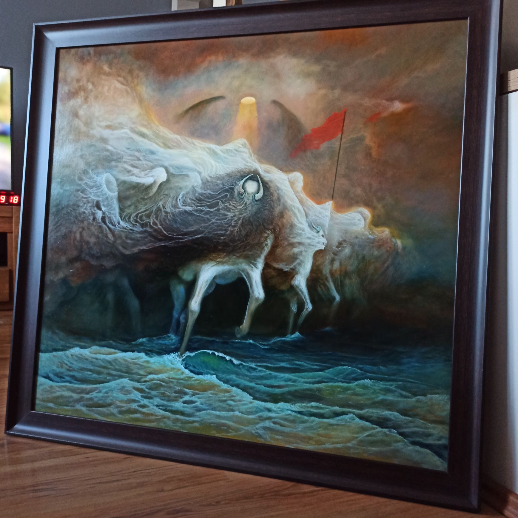 Krzysztof Heksel obraz olejny, surrealizm