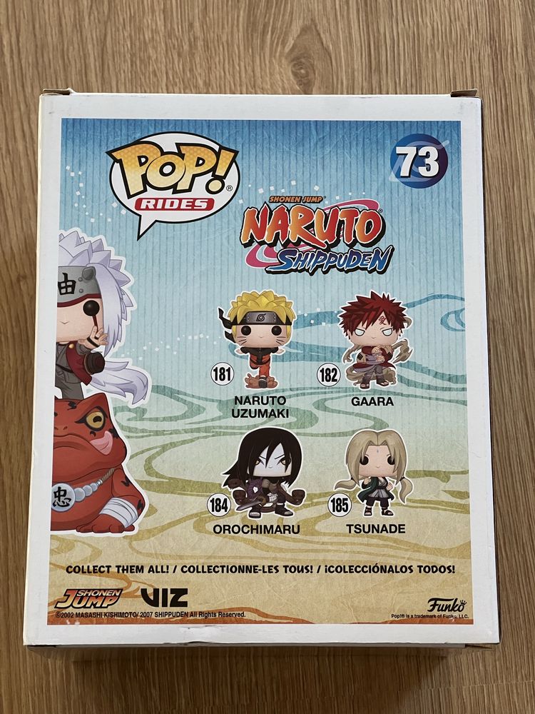 Jiraiya on Toad Funko Pop 73