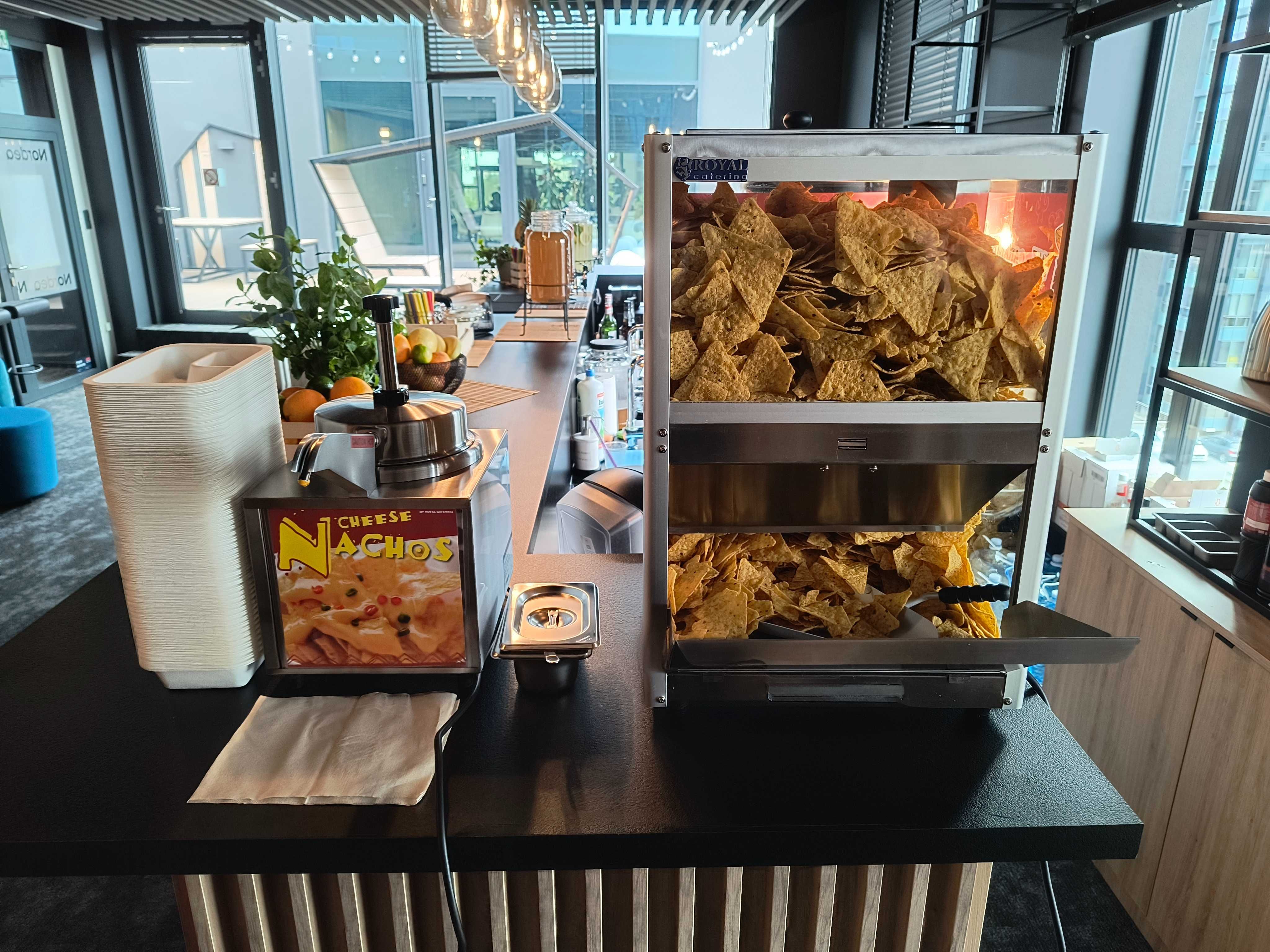 Popcorn Wata Nachosy Lemoniada stanowisko na event, piknik