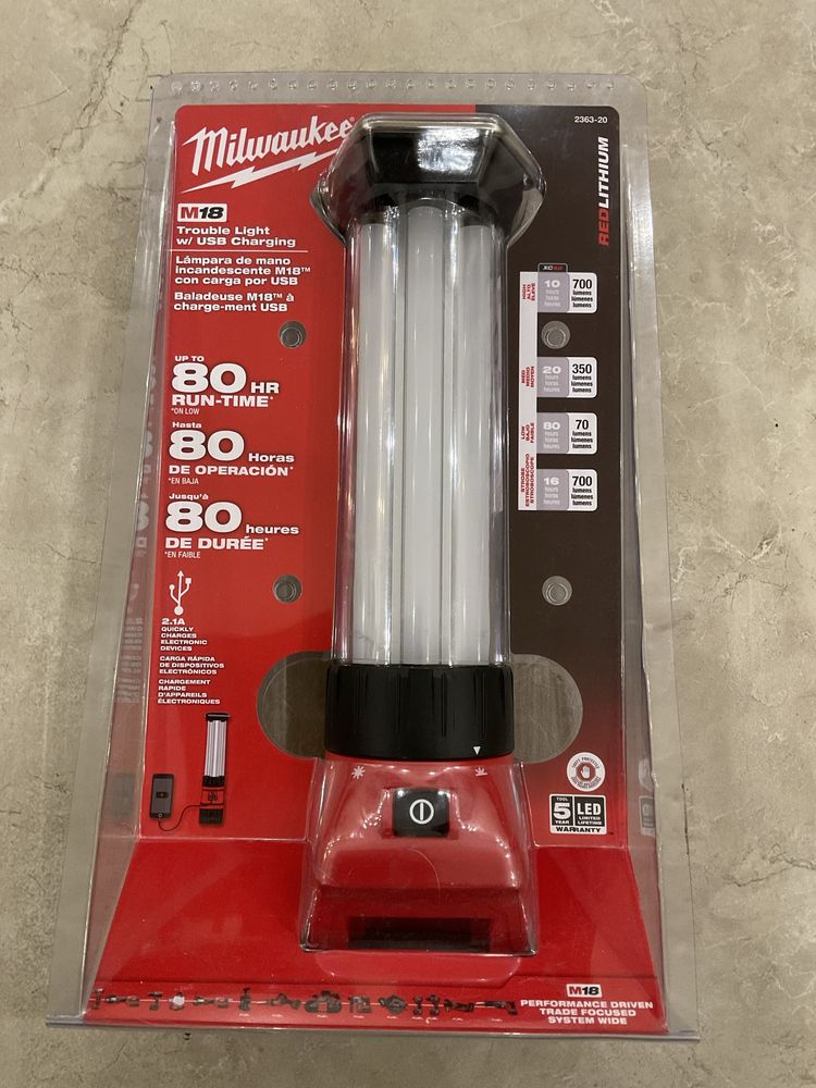 Аккумуляторный светодиодный фонарь Milwaukee 2363-20 M18