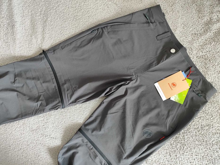 Nowe spodnie damskie trekkingowe Mammut Runbold Zip Off rozm. 42