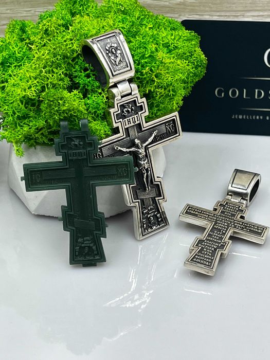 Срібний "ПРАВОСЛАВНИЙ" хрестик 27 грам