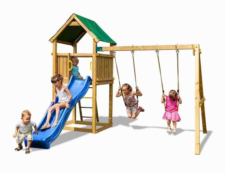 Plac zabaw z huśtawką, Place zabaw,