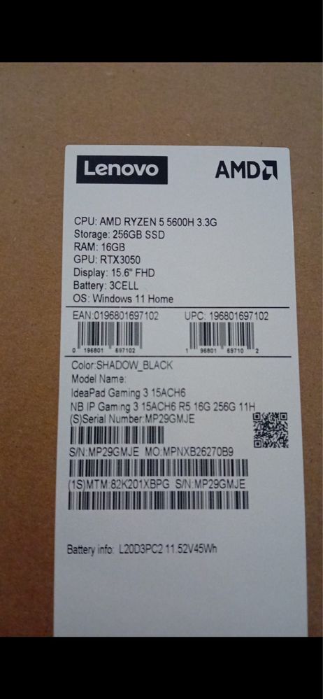 Lenovo legion gaming rtx 3050