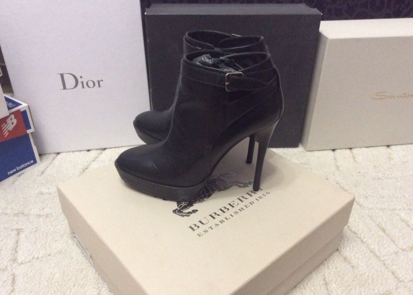 Burberry Black BR3833881 37р ботильйони жіночі напівчеревики, черевики