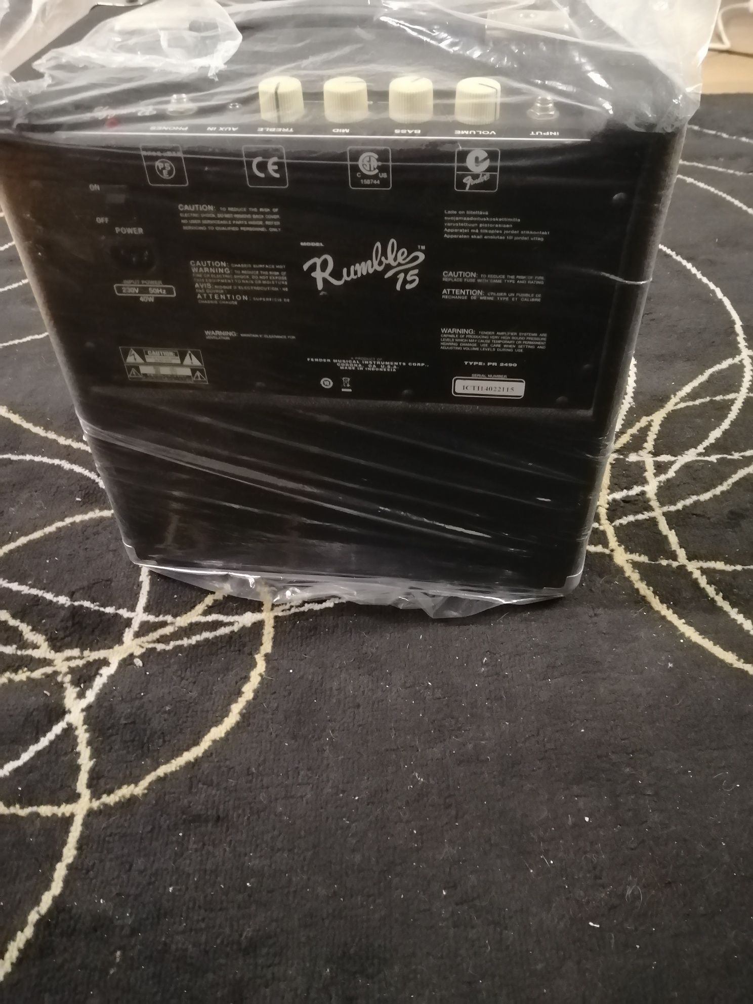 Amplificador fender 15