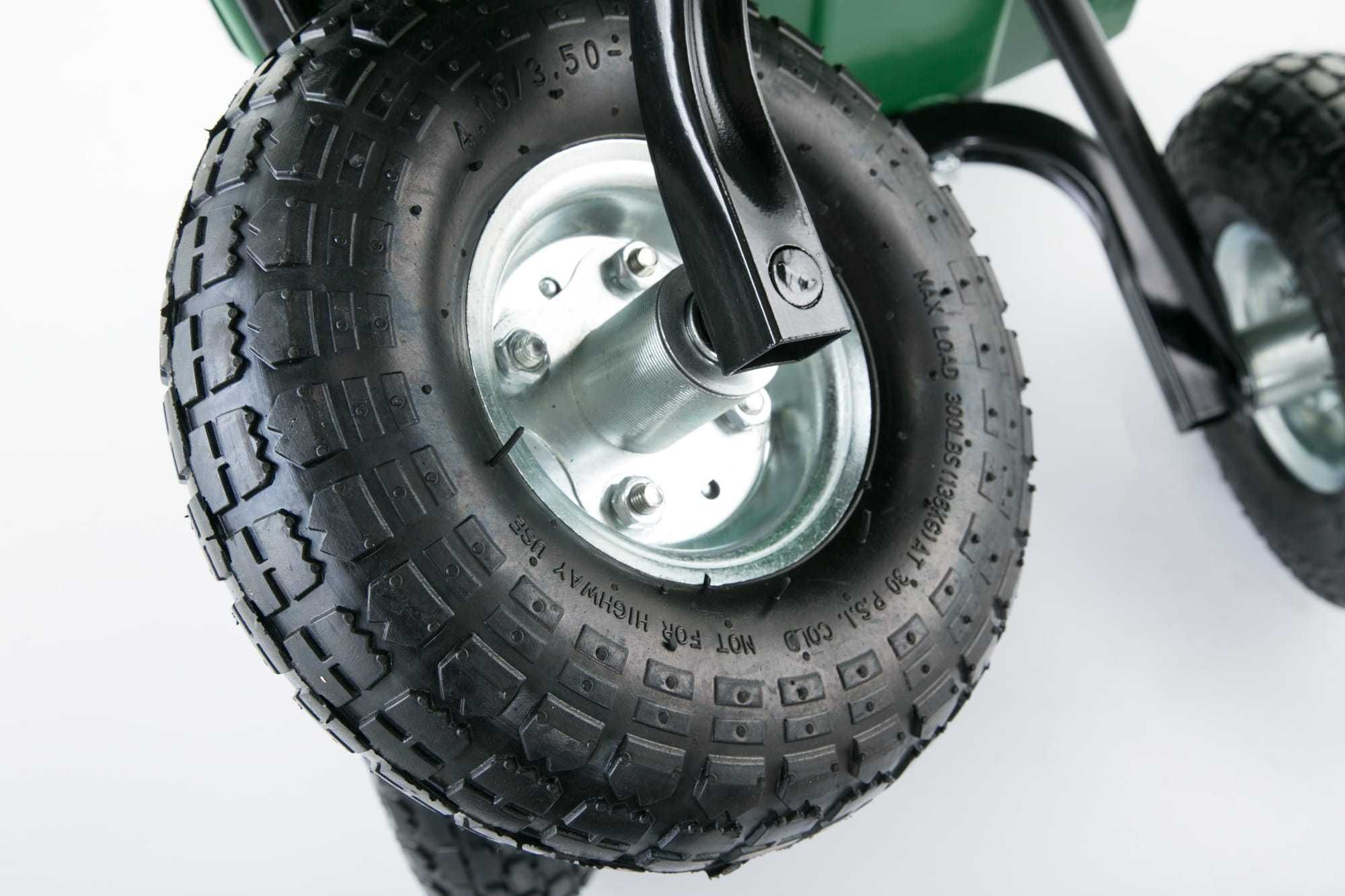 Taczka 3w1 Wózek Ogrodowy 350kg HIGHER z kiprem + koła 250mm