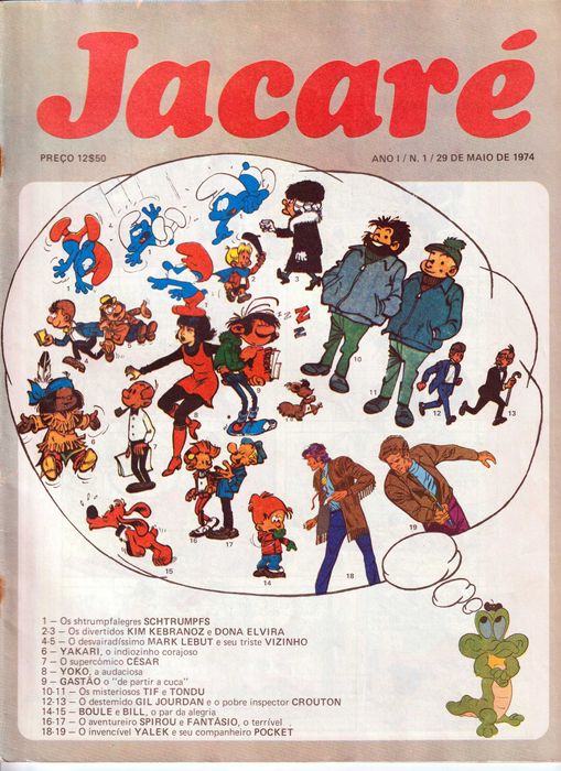 Revista em quadrinhos Jacaré