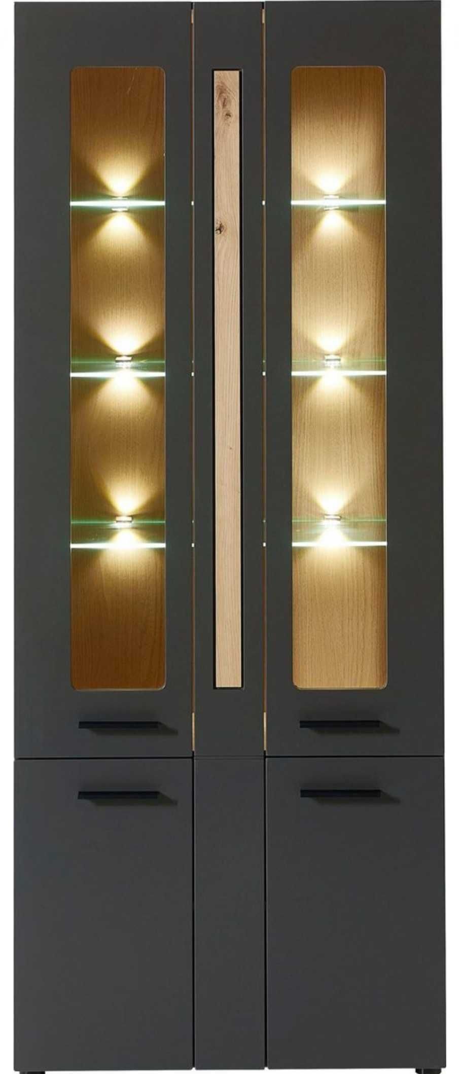 witryna loft two 4d grafit/artisan