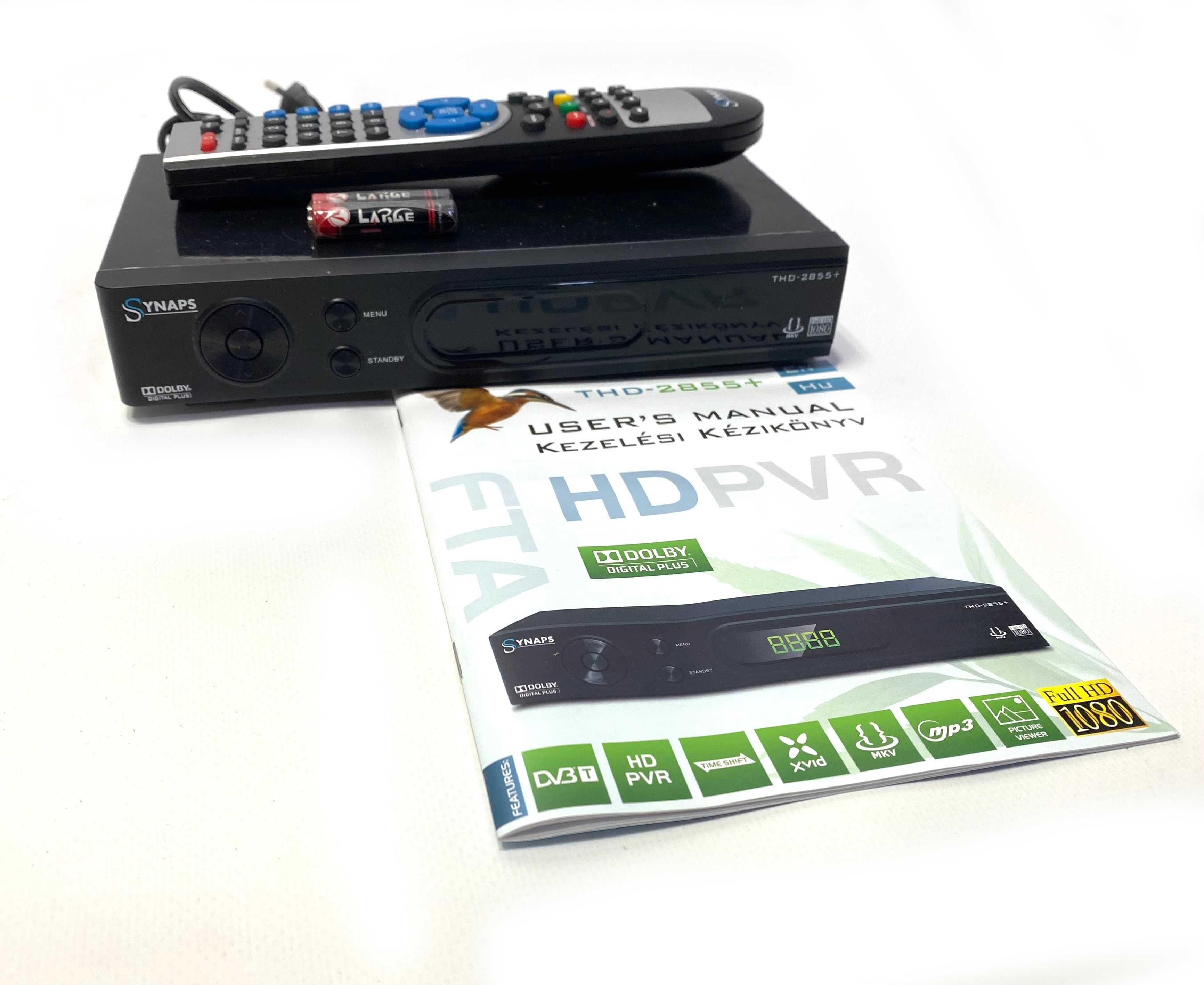 Tuner, cyfrowy odbiornik DVB-T Full HD, odtwarzacz multim. - jak NOWY