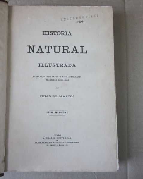 [RETIRADO] Júlio de Mattos - HISTÓRIA NATURAL ILLUSTRADA