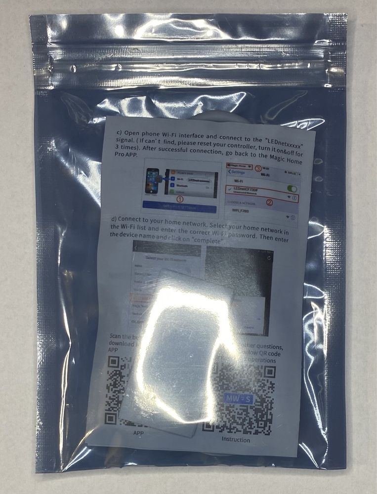 NOWY Sterownik Kontroler taśm LED MONO WiFi Android iOS