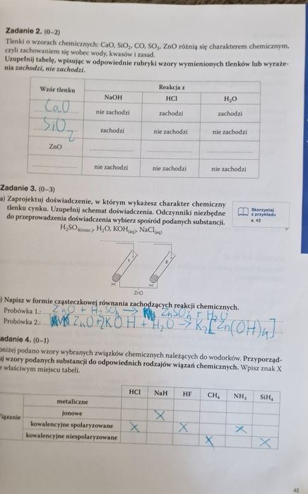 To jest chemia 1 karty pracy LO technikum