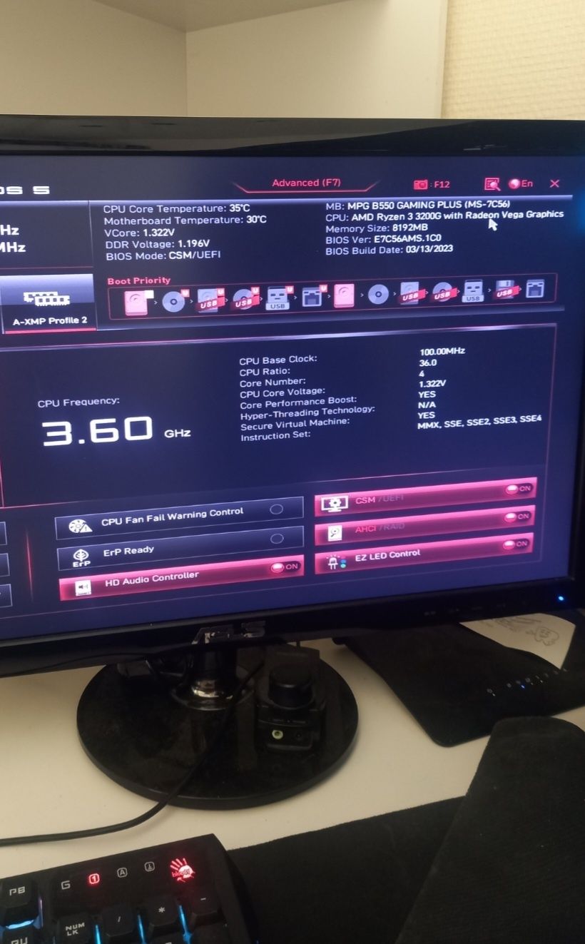 Материнская плата B550 MSI MPG Gaming  Plus