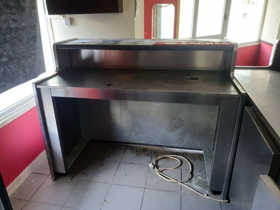 Balcão inox de imperial