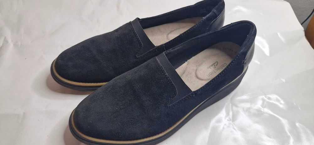 Sprzedam damskie mokasyny Clarks Sharon Dolly w kolorze czarnym