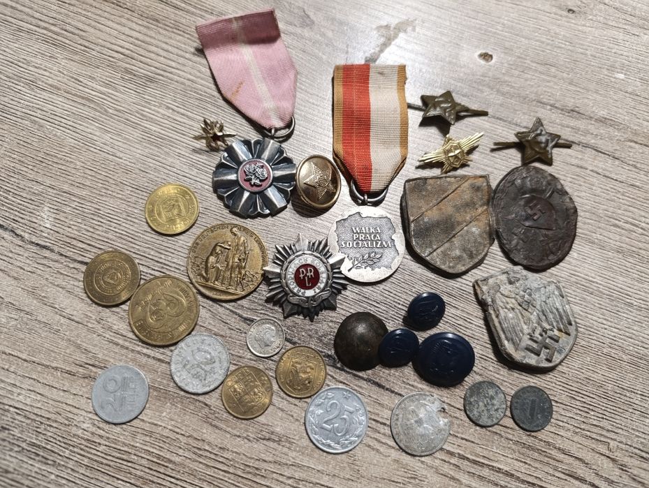 Medal, odznaczenie Niemcy, PRL,monety,guziki