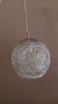 Lampa sufitowa srebrna