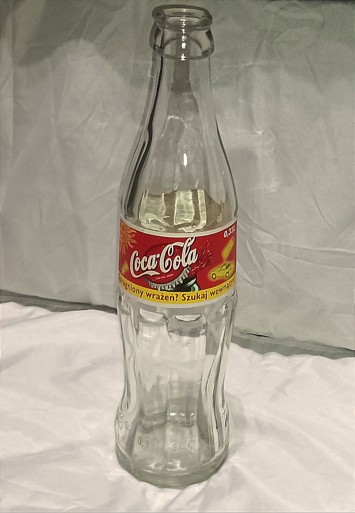 Stara limitowana butelka Coca-Cola z 2001r