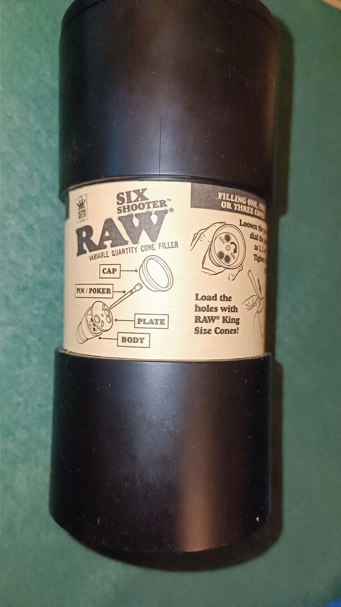 RAW SIX SHOOTER nabijarka wypełniacz do bibułek