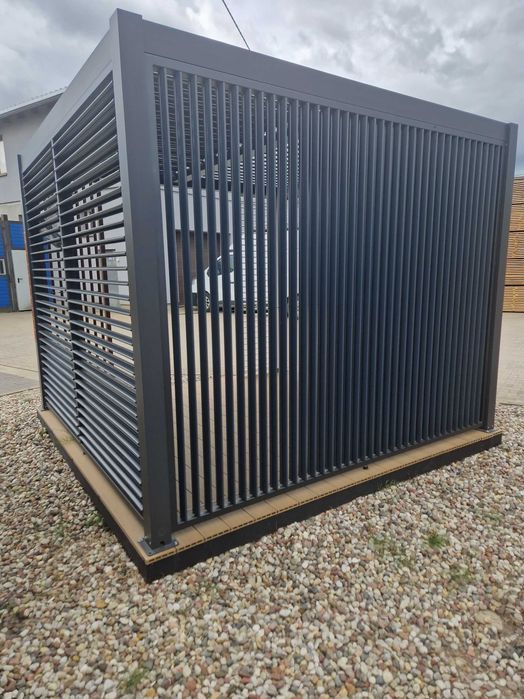 Metalowe ruchome deseczki producent, zadaszenie tarasu metalowe