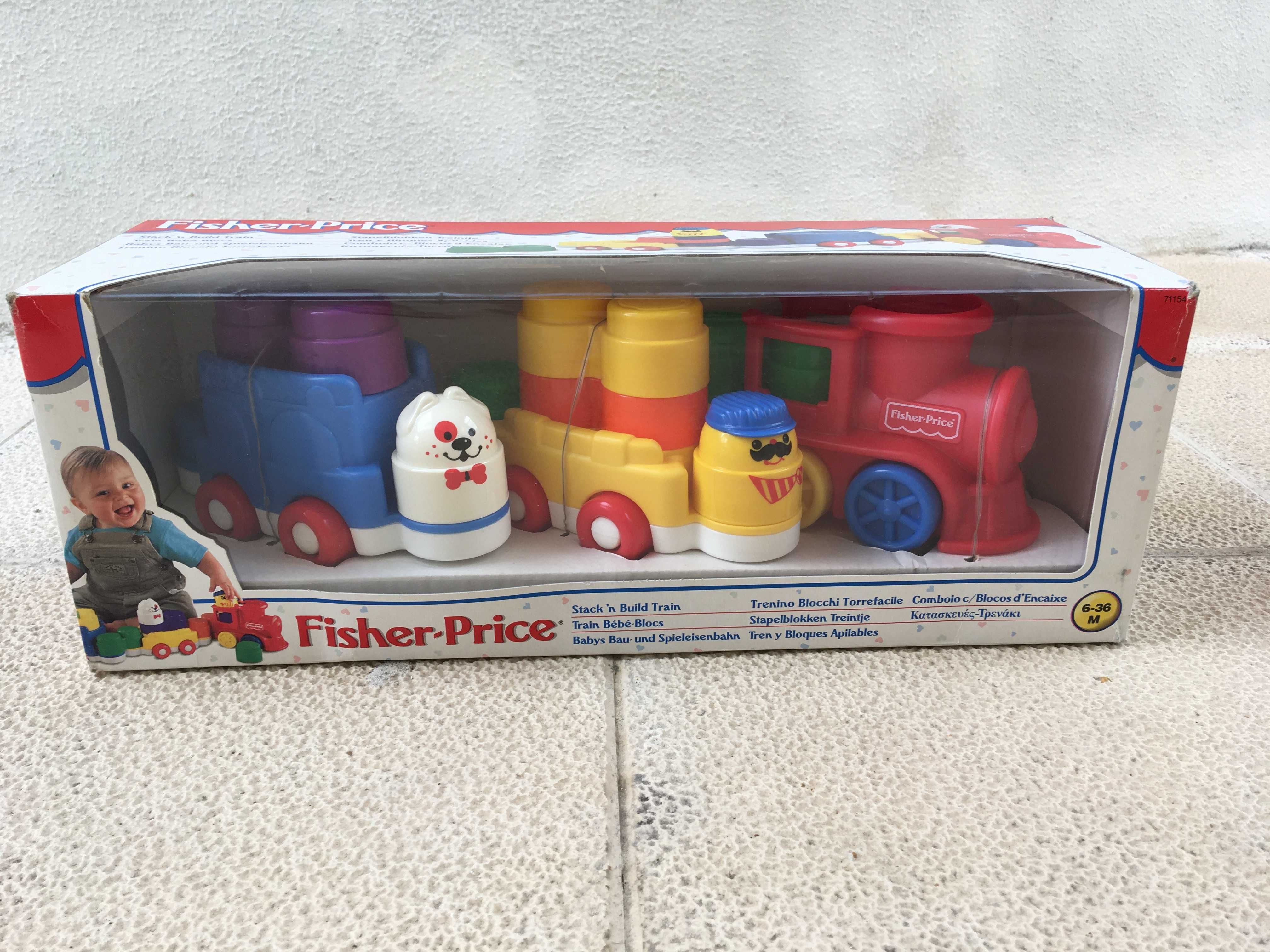 Brinquedo Comboio com blocos de encaixe - Fisher-Price