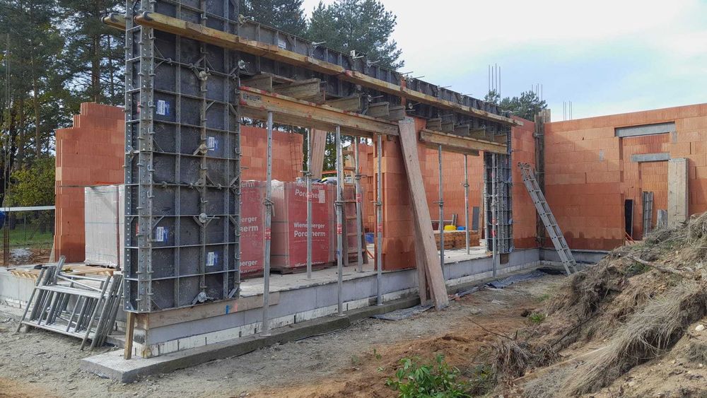 Wynajem szalunków ściennych - systemowych PionBox