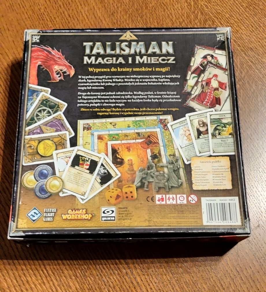 Talisman Magia i Miecz Podstawa główna plansza polska edycja kolekcja