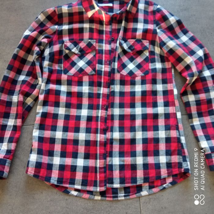 Koszula w kratę damska Cropp, rozmiar XS