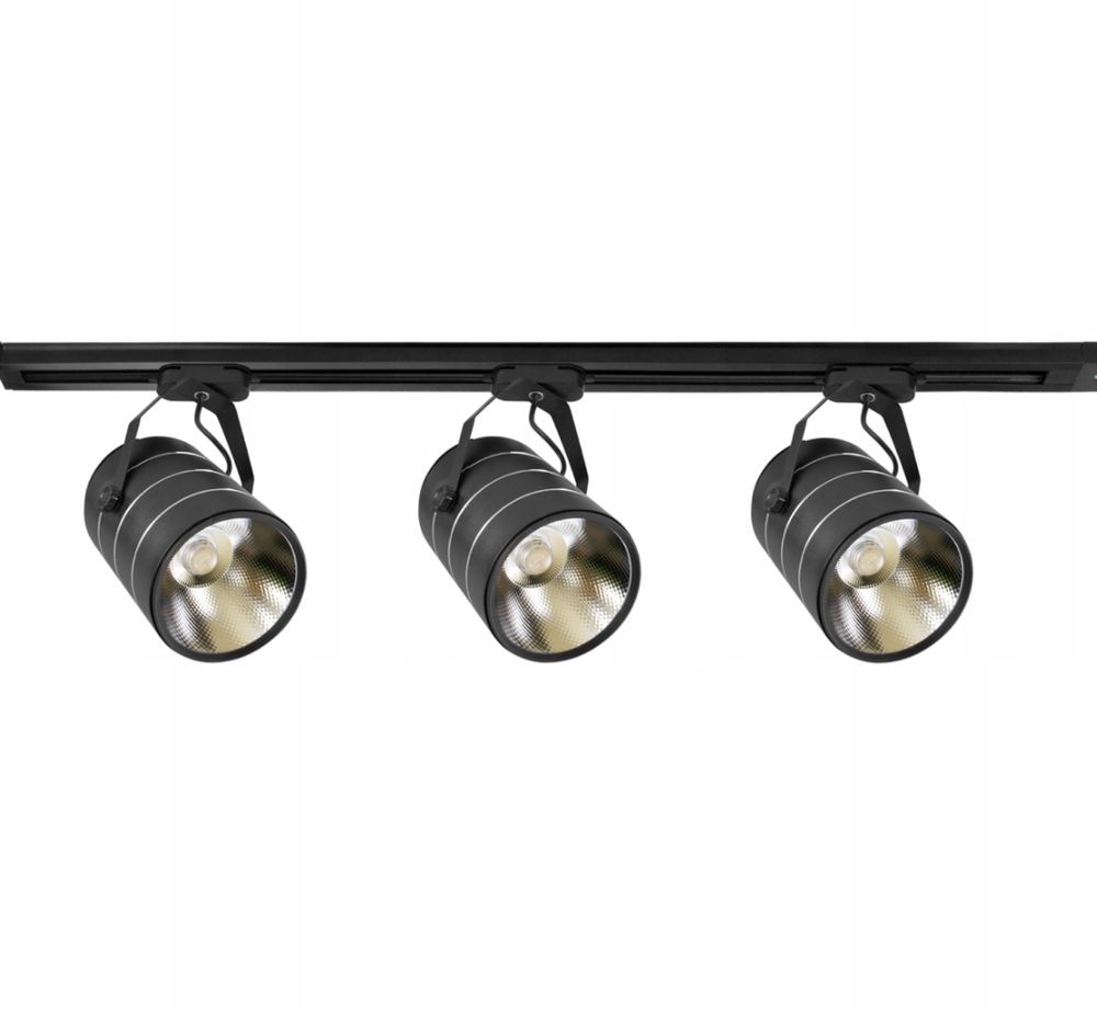 Zestaw halogenów Reflektor szynowy LED 10 szt 6000K 30W 2400 lm Lampa
