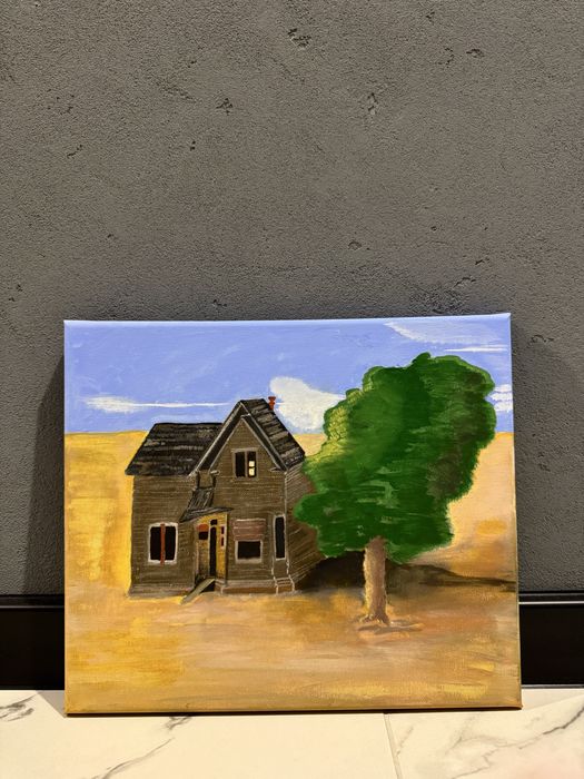 Авангардна картина « Два життя».